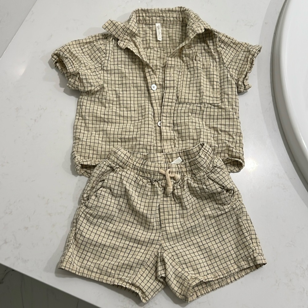 Rylee and cru shirt and short set